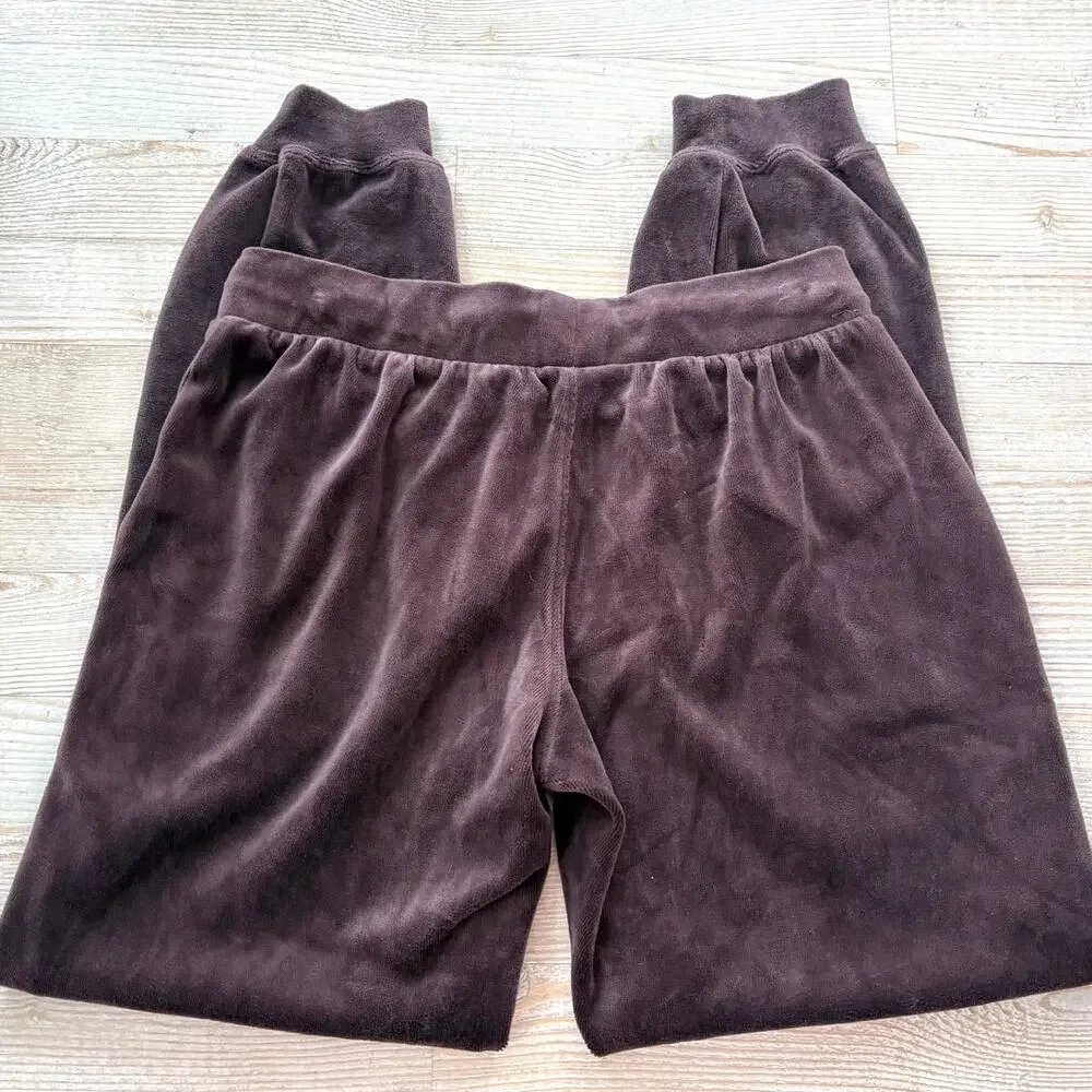 Hale Bob‎ Low Rise Y2K Velour Joggers | Brown Size Medium - Picture 5 of 8